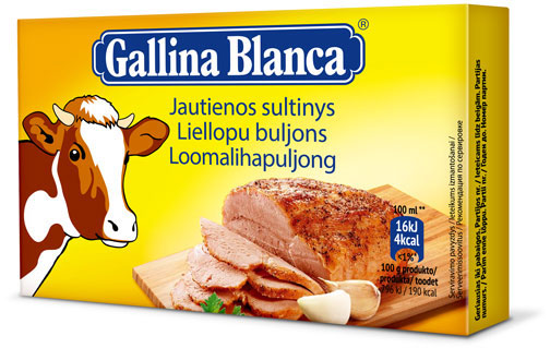 puljongikuubikud loomalihapuljong