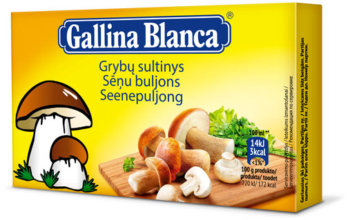 puljongikuubikud seenepuljong